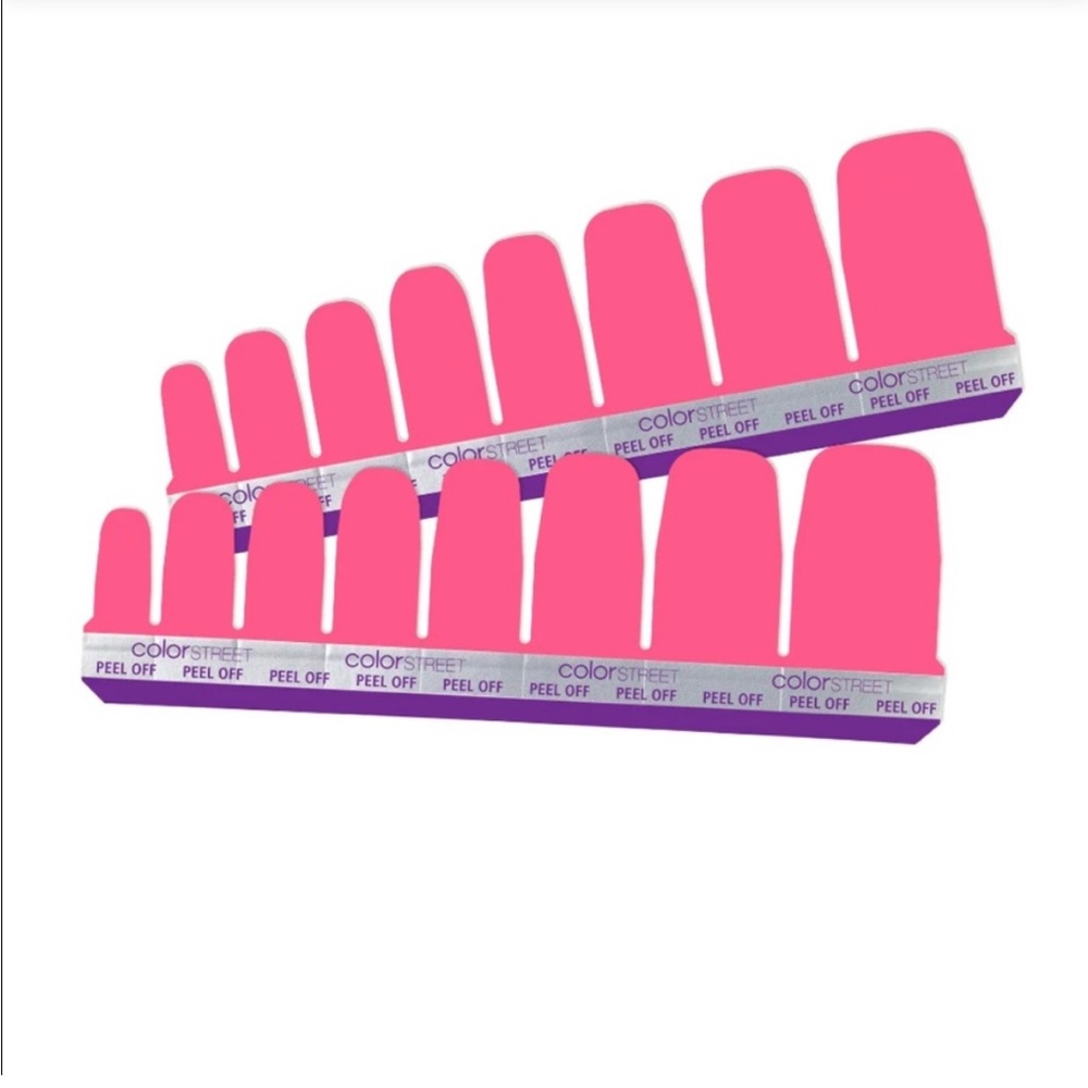 *Retired* Color Street: Watermelon Session (Pedicure) | Bright Pink Summer Neon - Picture 9 of 10